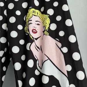 SHEIN Marilyn Monroe polkadot leggings size small